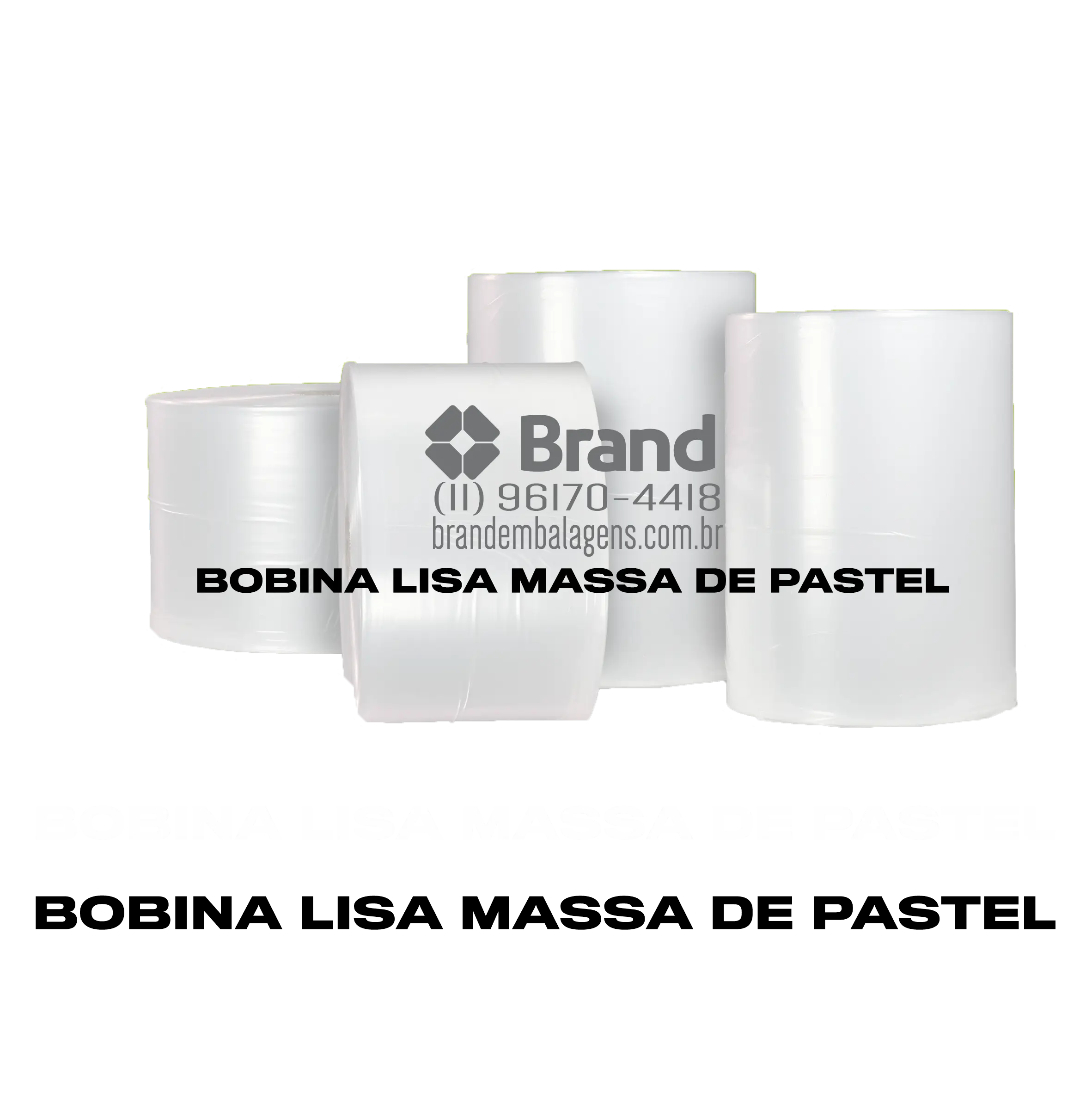 Bobina Lisa para Massa de Pastel