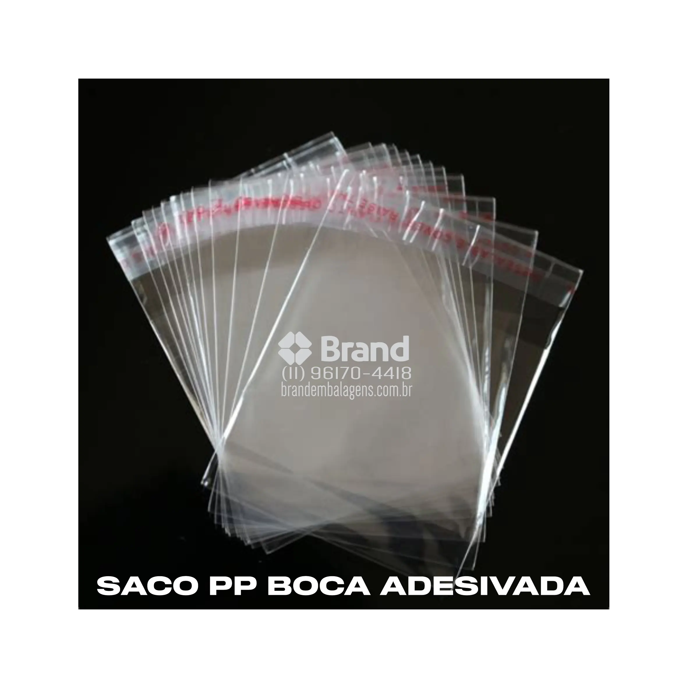 SACO PP LISO BOCA ADESIVADA